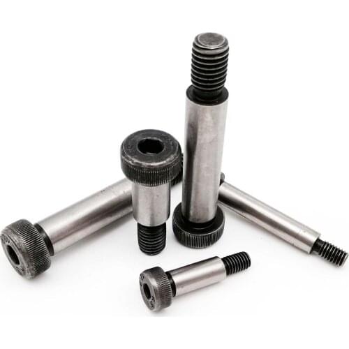 1pc M8 M10 M12 M16 Diameter 10 12 16 20mm Grade 12.9 Steel Allen Hex Hexagon Socket Cap Head Shoulder Roller Bearings Screw Bolt