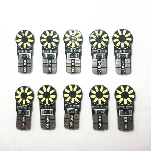 100pcs Car T10 W5W Led 3014 18smd Reading Door Light License plate lamp Clearance Light Motorcycle Break Lights Decode side lamp