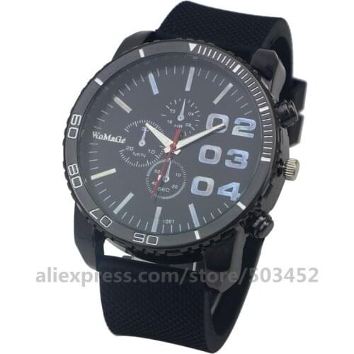 100pcs/lot Womage 1091 Women Watch Grace Wristwatch Steel Belt Fashion Ultra Big Dial Watches Gifts Zirconia Relogio masculino