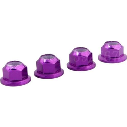 4Pcs/Pack 122049 102049 HSP 02190B Spare Parts 1/10 R/C Scale Model RC Car.Aluminum Alloy Nylon Nut M4