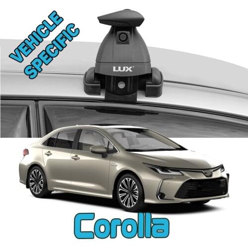 Paw Lockable Aluminium Roof bars for cars with standard roof for Toyota Corolla 2018
