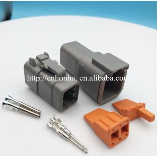 DTM06-6S/ATM06-6S DTM04-6P /ATM04-6P 6 Pin Waterproof Automotive Connectors DTM Wire Connector With Pins