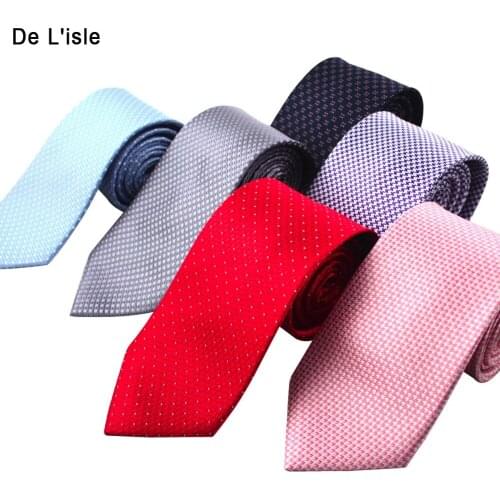 High Quality Jacquard 100% Natural Silk Tie 8.5cm Classic Handmade Necktie Business Wedding Men Gift