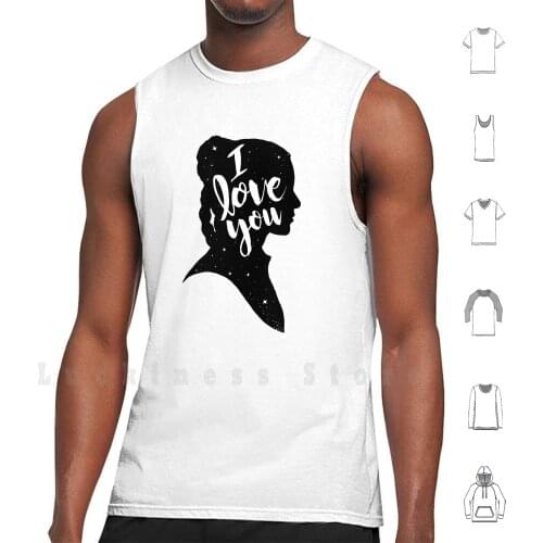 I Love You Tank Tops Vest Sleeveless Movie Parody Mashup Pop Culture Nerd Geek Sci Fi Science Fiction Creative Outpouring
