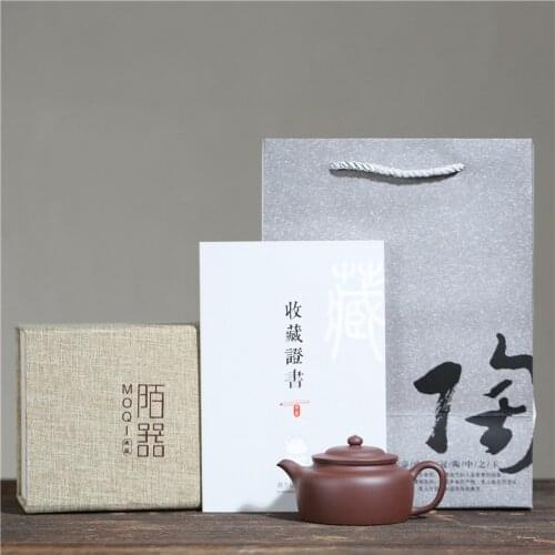 120ML Yixing Chinese Teapot Handmade Purple Clay Small Junde Tea Pot
