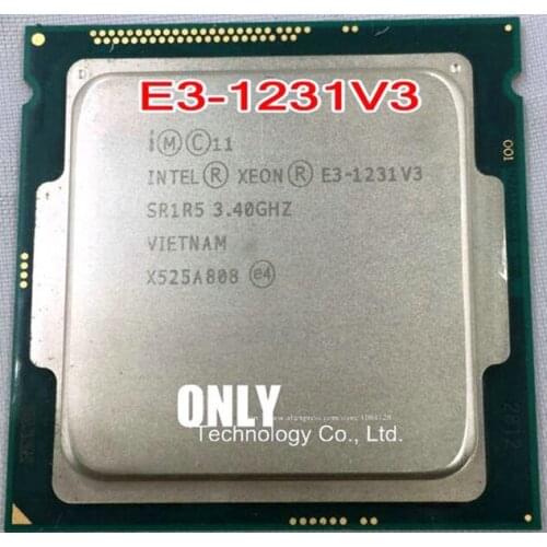 Intel Xeon Processor E3-1231V3 E3 1231 V3 Quad-Core Processor LGA1150 Desktop CPU 100% working properly Desktop Proces