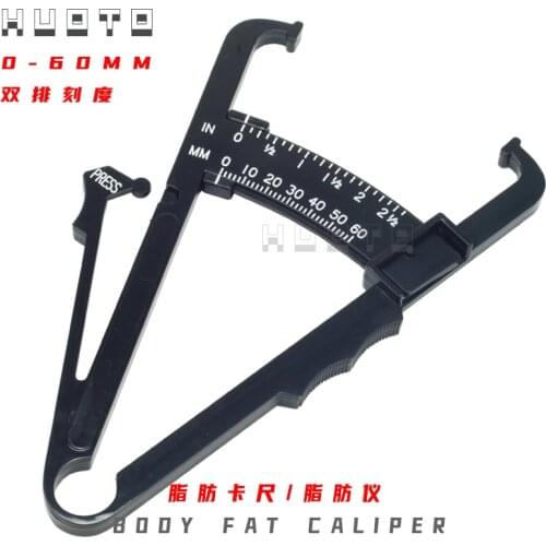 Keep Fitness Slim Health Measure Chart Body Fat Skinfold Tester Caliper Analyzer body fat caliper 20pcs/lot