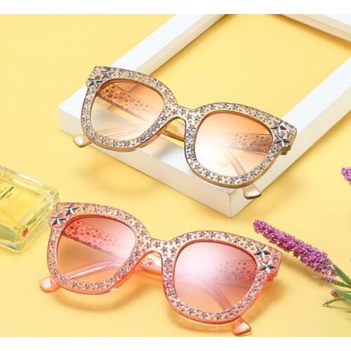 GIAUSA Retro mirror Pentagram accessories sunglasses European and American trend glasses night vision glasses luxury
