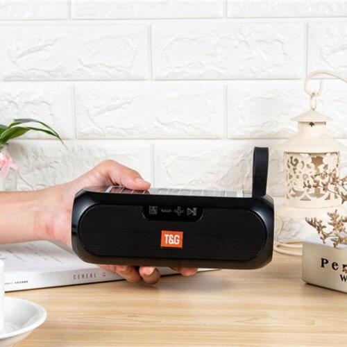 TG182 Mini Portable TWS Solar charging Column Wireless Bluetooth Speaker Loudspeaker for Outdoor