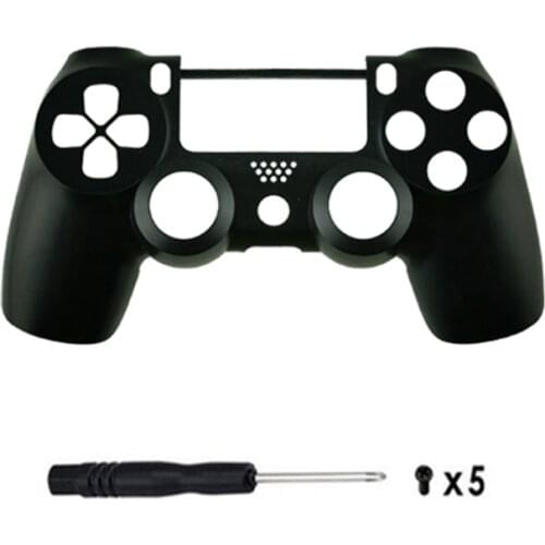 Data Frog Solid Front Shell For PS4 Slim Pro Jds 040 Replacement Matte Front Housing Shell for PS4 Pro Slim JDM-040 Controller