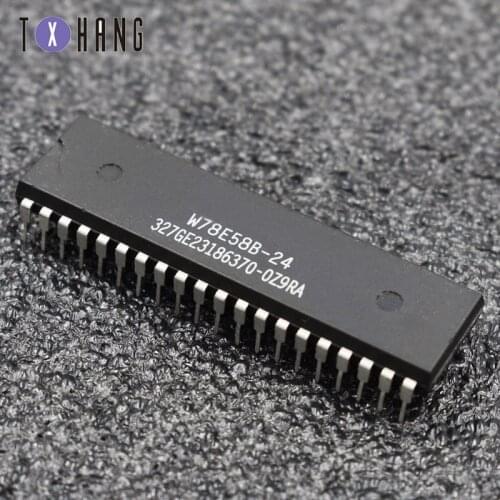 1/5PCS W78E58B-24 78E58B-24 W78E58B 40PINS WINBOND 8 BIT MICROCONTROLLER IC diy electronics