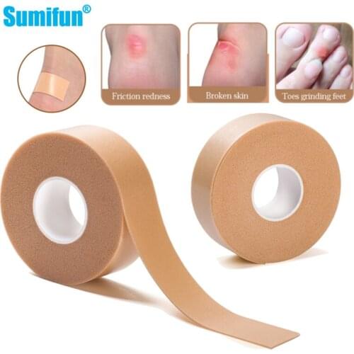 4pcs Multi-functional Rubble Medical Bandage Tape Self-adhesive Elastic Wrap Anti-wear Waterproof Heel Sticker Foot Shoes Patch