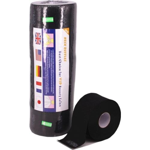 5 Roll/Bag Stretchy Disposable Neck Paper Strips Paper Neck Ruffle Roll Collar Barber Shop Salon Beaty Hairdressing Tool 63cm