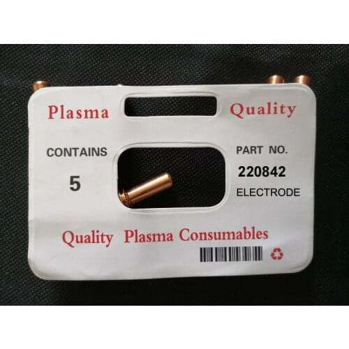 50PC 220842 Plasma Torch Electrodes and 50PC 220941 Nozzle Tips Cutting Mouth