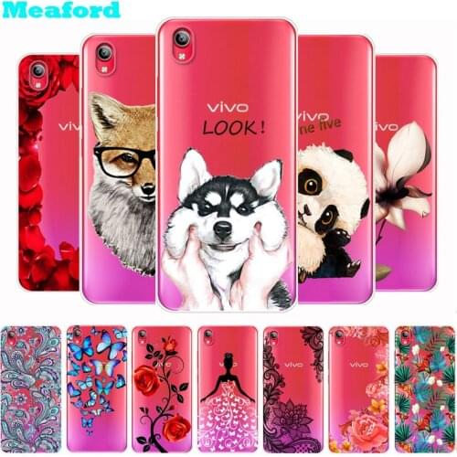 For Vivo Y91C Case Cute Animal Soft Silicone TPU Clear Back Cover For Vivo Y91C Y 91 C Mobile Cases VivoY91C Y 91C Bumper
