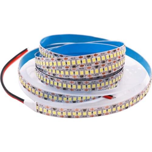 DC12V LED Strip 60 120 240 480LEDs/m High Bright Flexible LED Rope Ribbon Tape 2835 LED Light Lamp Warm White / Cold White 5m