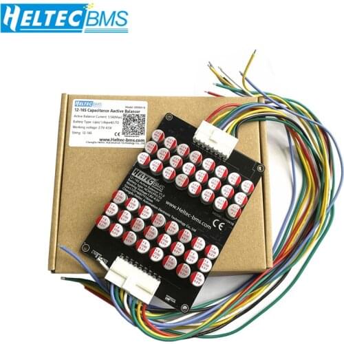 Heltec 16S 5A Capacitor Active Equalizer Balancer Lifepo4 Lithium Lipo/titanate LTO for Battery Group balancer 12S 13S 15S