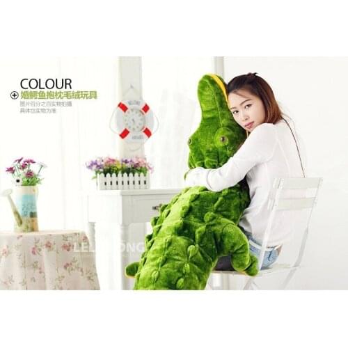 Stuffed animal green crocodile plush toy about 120cm crocodile doll throw pillow c7749