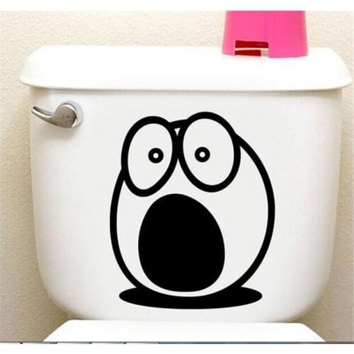 Big Eye Wall Sticker decals toilet decoration for home Mural Art Decals stickers