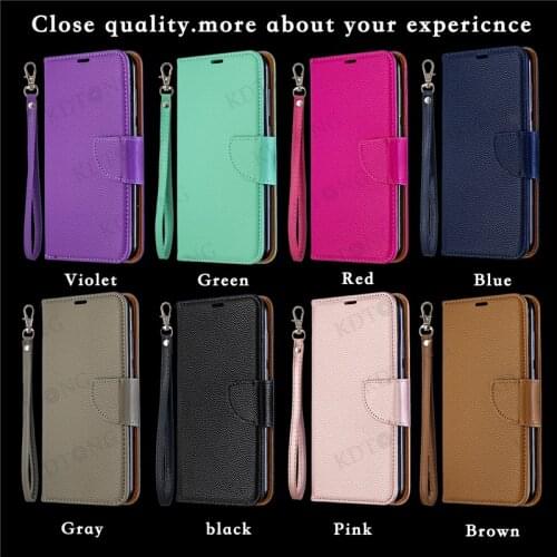 Solid Color Fashion Flip Phone Case For Huawei Y9 Y7P Y7A Y7 Y6 Y6P Y5 Y5P Prime Nova 5i 3E 3i Enjoy 7S With Bracket Cover Coque