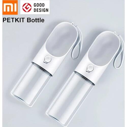 XIAOMI PETKIT Pet Water Bottle Cup Portable 300/400ML Dogs Travel Puppy Cat Drinking Bowl Outdoor Pet Water Dispenser Feeder