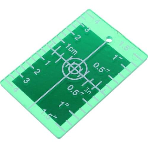 Card Plate inch/cm for Green and Red Level Plate