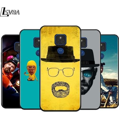 Breaks Bad for Motorola G9 G8 G E7 E6 One Play Marco Hyper Fusion Stylus Power Edge Plus Black Phone Case