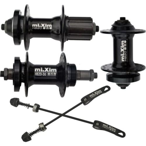 G6DE 32 36 Hole Hub Full Aluminum Ultralight MTB Mountain Bike Quick Release Lever Skewers,Disc Brake Hub Front Rear, Axle