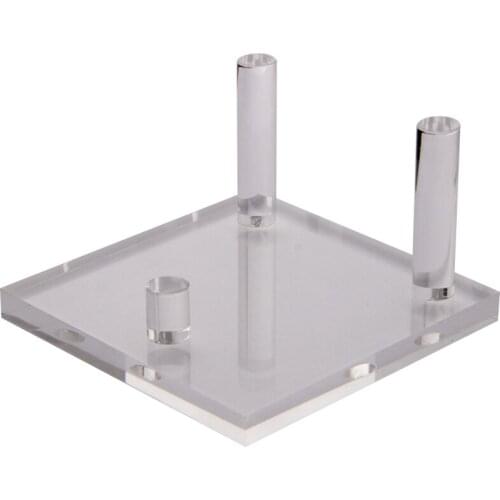 Clear Acrylic Display Stand for Fossils Minerals Rock Specimens Crystal Agate Stones Jewelry