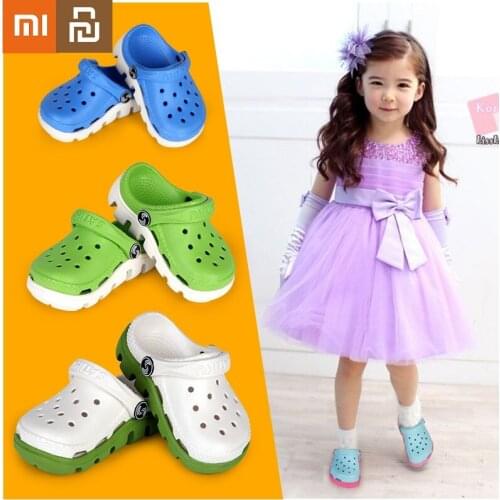 New Xiaomi Youpin Children Summer Beach Shoes Soft Sole Light Anti-Slip Outdoor Garden Casual Sandals Shoes for Baby Slippers