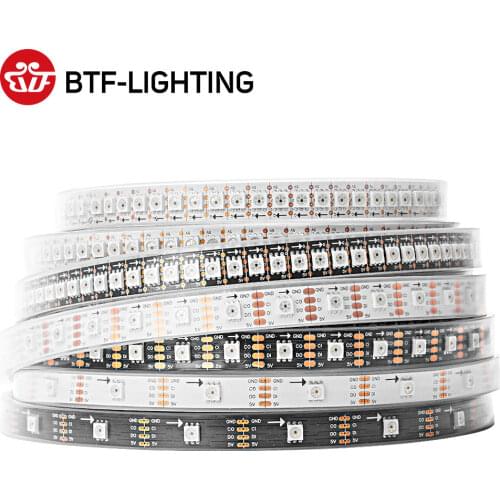 SK9822(Similar APA102) 1m/5m Smart led pixel strip,60 leds/pixels/m,IP30/IP65/IP67,addressable DATA and CLOCK seperately DC5V