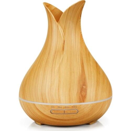 WIFI Ultrasonic Mist Aromatherapy Air Purifier Aroma Essential Oil Diffuser 400ml Remote Control Humidifier Colorful LED Night