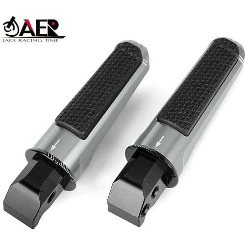 JAER CNC Rear Footrests Foot Pegs Passenger Pedal for Honda CB600F HORNET CBR600F CB1000R CBR600RR CBR900RR CBR1000RR FIRE BLADE