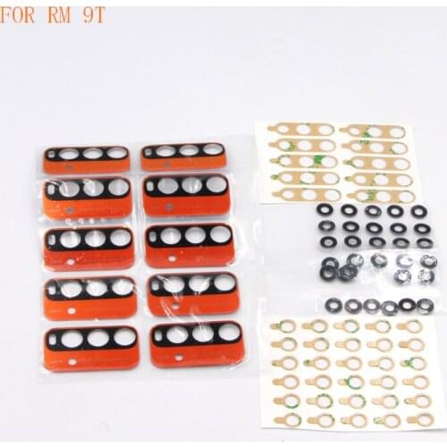 10PCS Free Shipping Original Back Rear Camera Glass Lens With Sticker For XIAOMI REDMI 9T MI POCO X3 M3 Camera Glass Lens