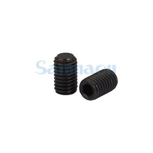 100pcs M3 Socket Set Grub Screws Cup Point Black Alloy Steel
