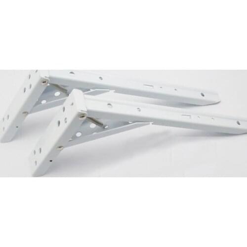 12'' Hardware Accessories Shelf Brackets White Steel Bracket Pair