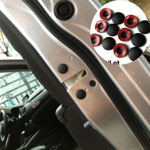 12pcs/Lot Car Door Lock Screw Protector Cover For Chevrolet Volt Malibu Camaro Cobalt Orlando Spark Colorado Bolt Onix Traverse