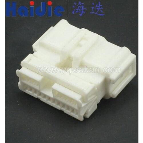 2sets 21pin auto electrical housing plug plastic wiring harness unsealed connector 6098-2789