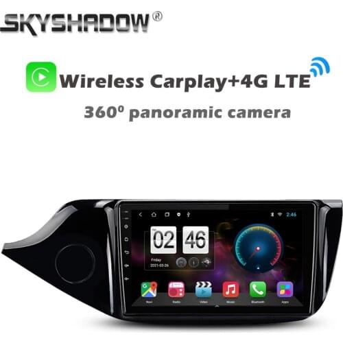 360 Panoramic Camera Carplay 6G+128G Android 10.0 Car DVD Player GPS Map WIFI Bluetooth 5.0 RDS Radio For KIA Ceed 2013 - 2017
