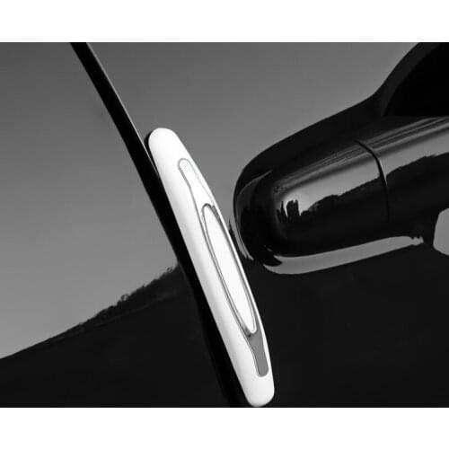 4pcs For Peugeot 307 308 407 206 207 3008 406 208 2008 508 408 306 301 106 107 Car Door Anti-collision Strip Protector Sticker