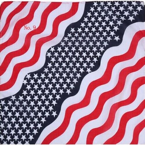 50 Paisley pattern cashew flower 22" Cotton All-purpose Scarf SquareTowel