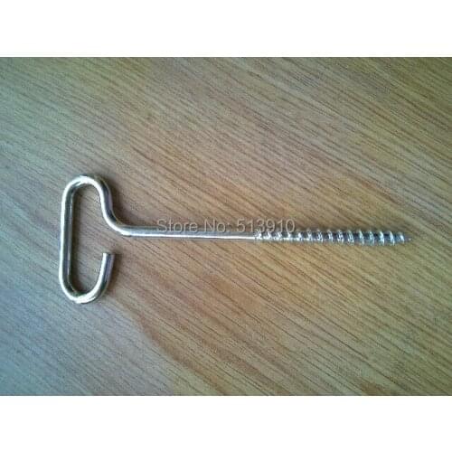 8pcs/lot!Professional silver steel ice nails speical use in snow ice/Hard camping field/Ice fishing tent special nails