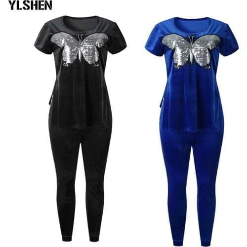 African Dresses for Women 2 Piece Set Dashiki Sequined Top Pants African Clothes Bazin Broder Riche Fashion Robe Africaine Femme