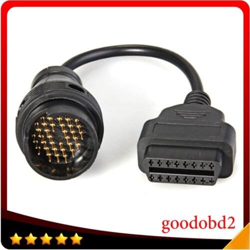 OBD2 Connector For Benz 38Pin Connector to 16 Pin OBD2 OBDII Cable Adapter Accessories