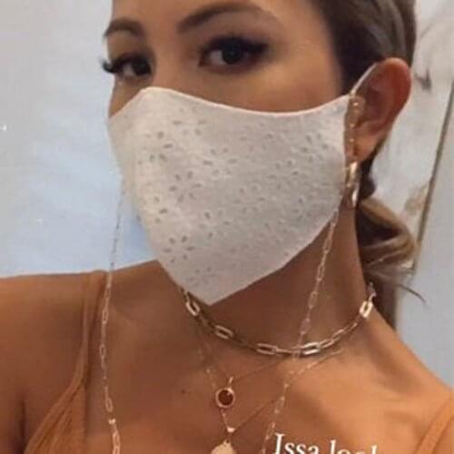Temperament Mask Chain For Women Glasses Chain Holder Jewelry Simple Detachable Fashion Glasses Chain Necklace Accessories