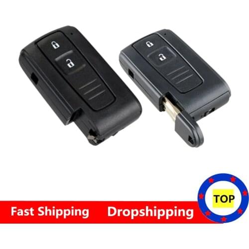 2 Button Remote Car Key Shell Case for Toyota Prius 2004-2009 Corolla Verso Camry with/without Uncut Blade