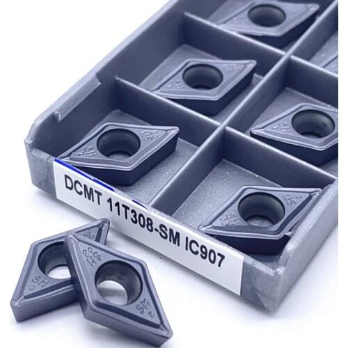 DCMT11T308 SM IC907 / IC908 Internal Turning Tool DCMT11T308 Carbide insert Lathe cutter Tool turning insert cnc tool parts