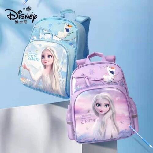 2021 Disney Frozen Kindergarten Backpack For Girls School Bags Age 3-8 Years Elsa Anna Large Capacity Kids Birthday Gift Mochila