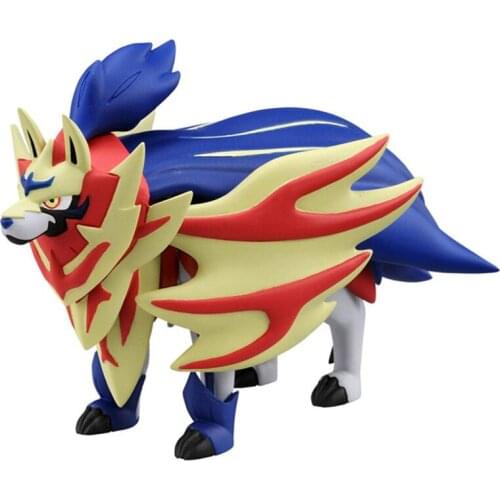 TAKARA TOMY Pokemon Zamazenta Figurine Sword and Shield Figuras Anime V Action Figure PVC Collection Model Kids Gifts Toys