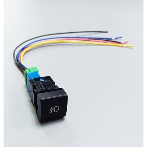 Front Fog Light Switch Button with Wire Kit Suitable for Toyota Camry For Avalon RAV4 2019 2020